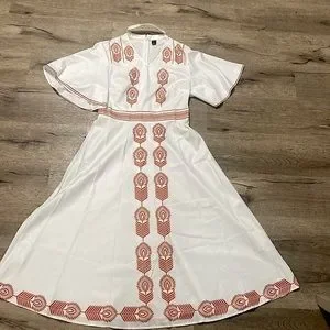 SHEIN | Dresses | Long White Dress With Greek Patterns | Poshmark SHEIN | Dresses | Long White Dress With Greek Patterns | Poshmark